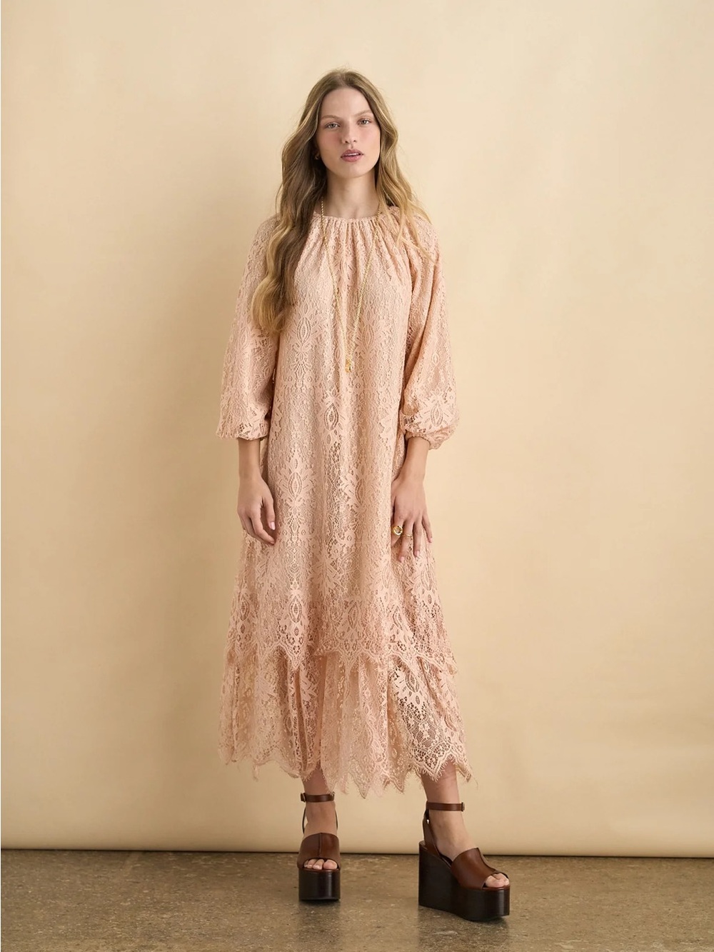 Sonmer Megan Dress Nude
